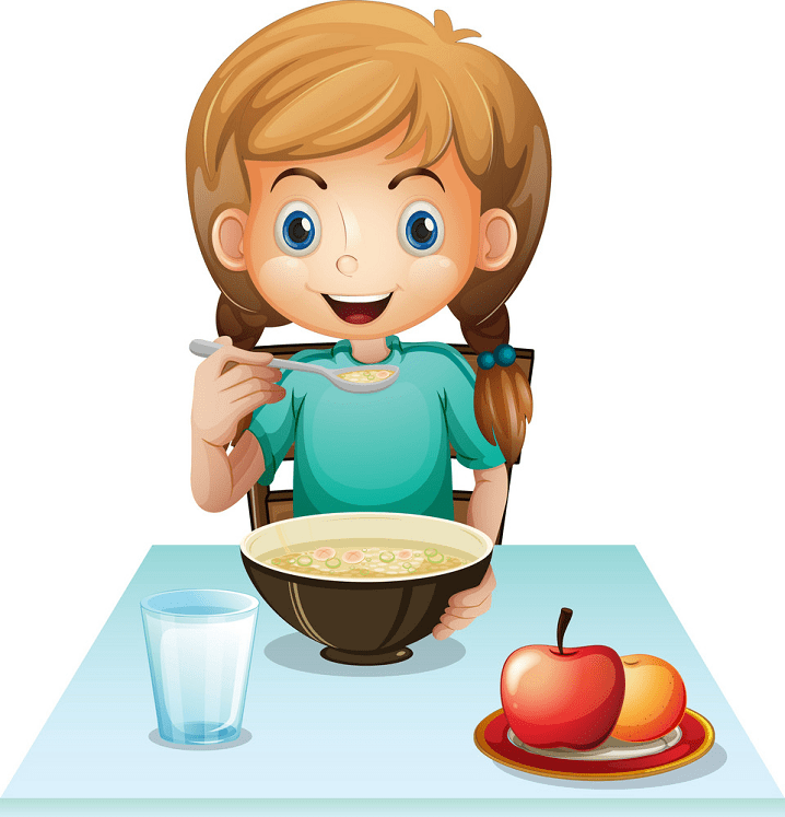 Eating Breakfast clipart for free