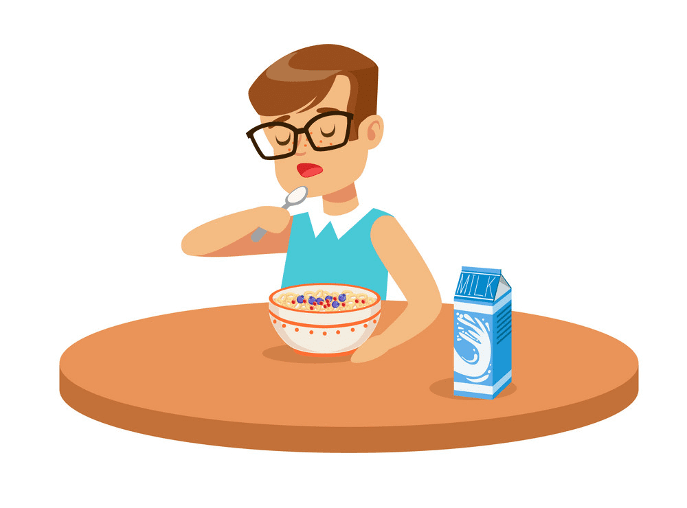 Eating Breakfast clipart free download