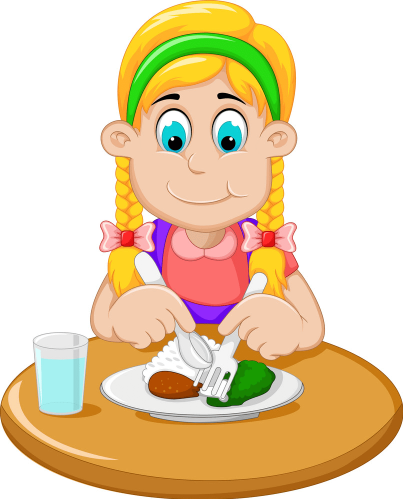 Eating Breakfast clipart png 1