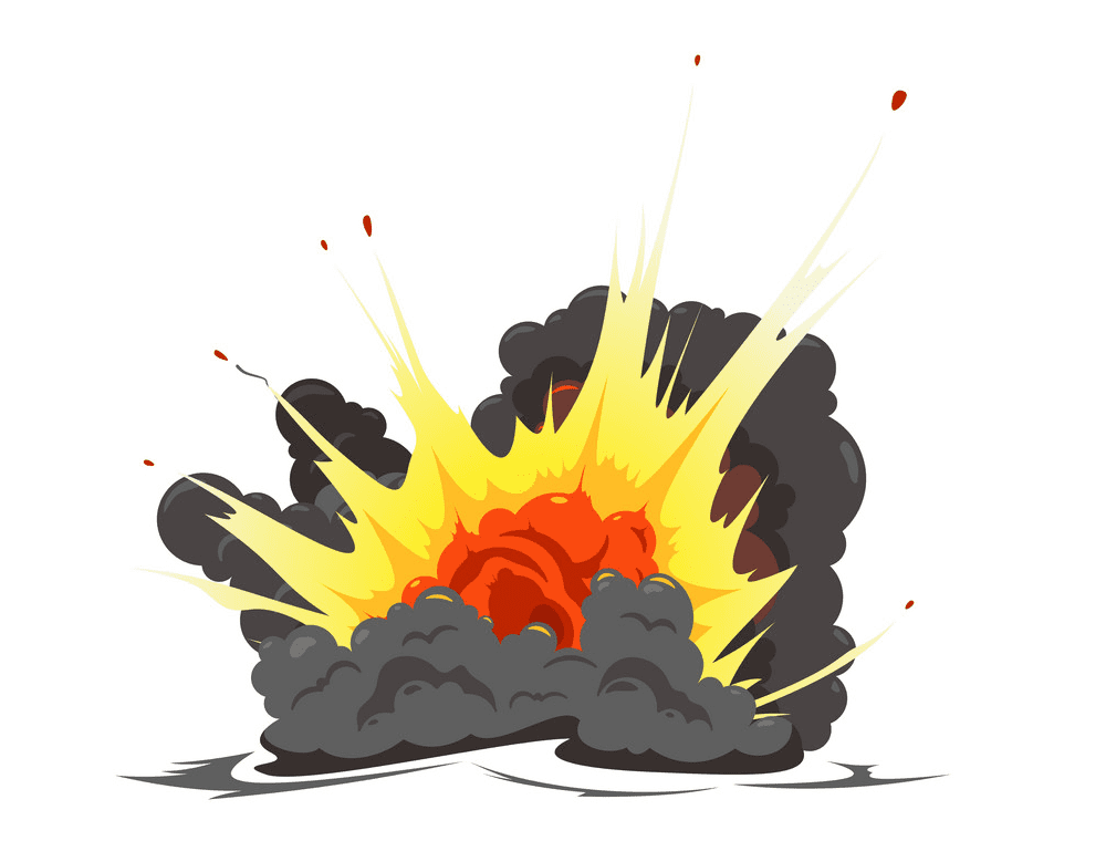 Explosion clipart 1