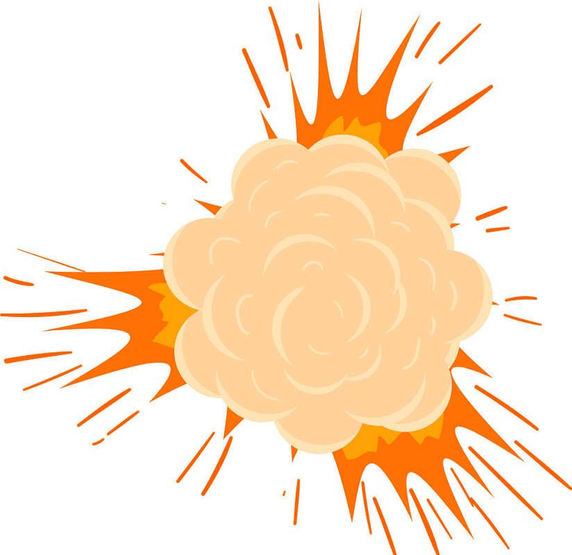 Explosion clipart image