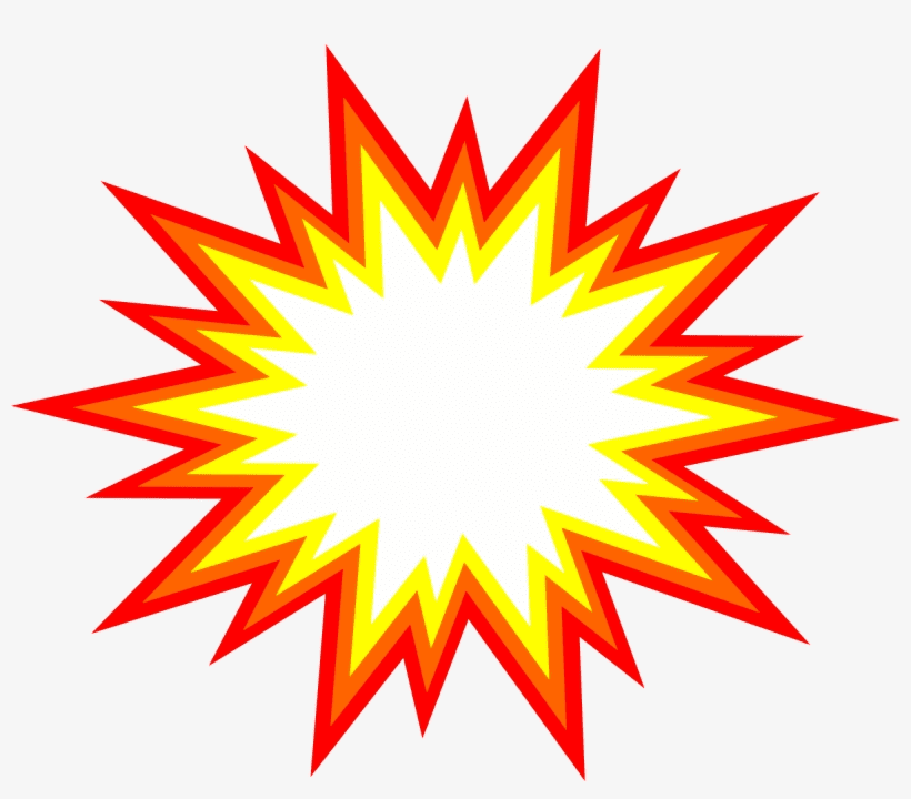 Explosion clipart picture