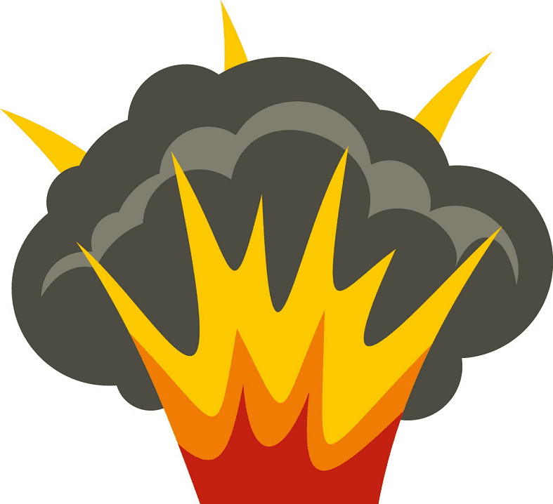 Explosion clipart png 4