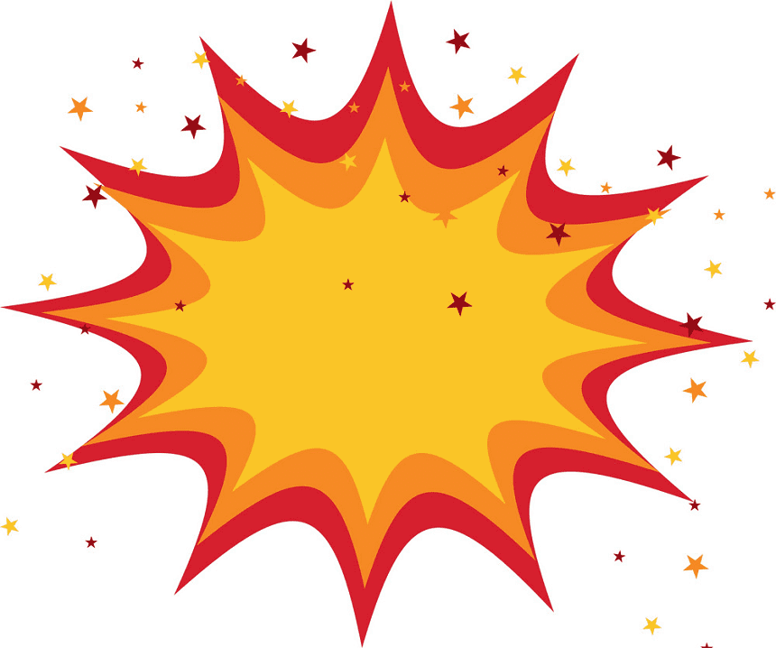 Explosion clipart png 5