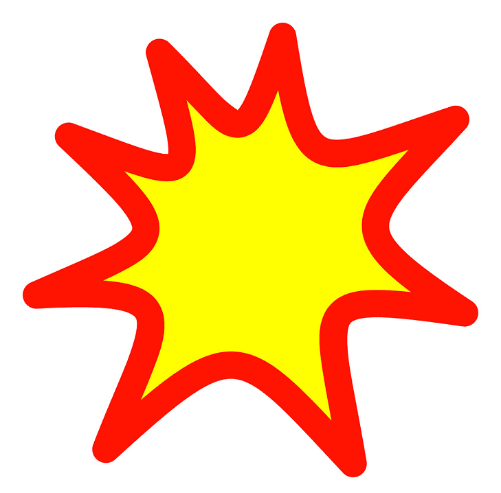 Explosion clipart png 6