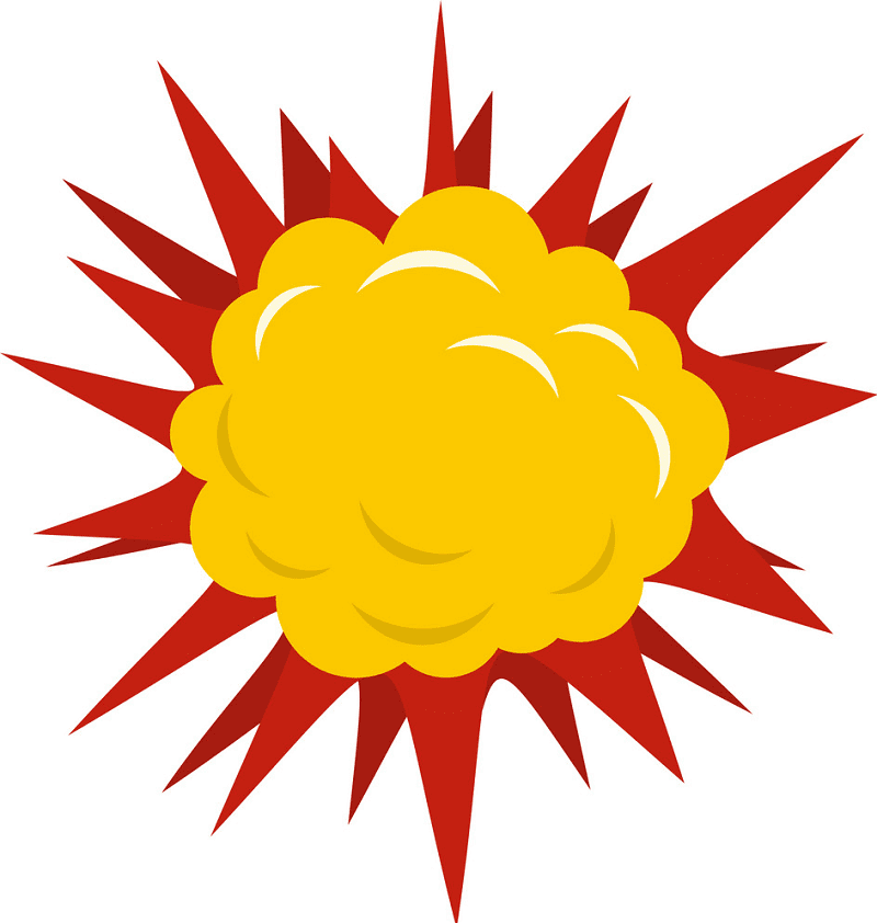 Explosion clipart png 9