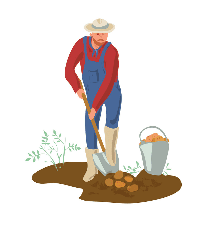 Farmer clipart png for kid