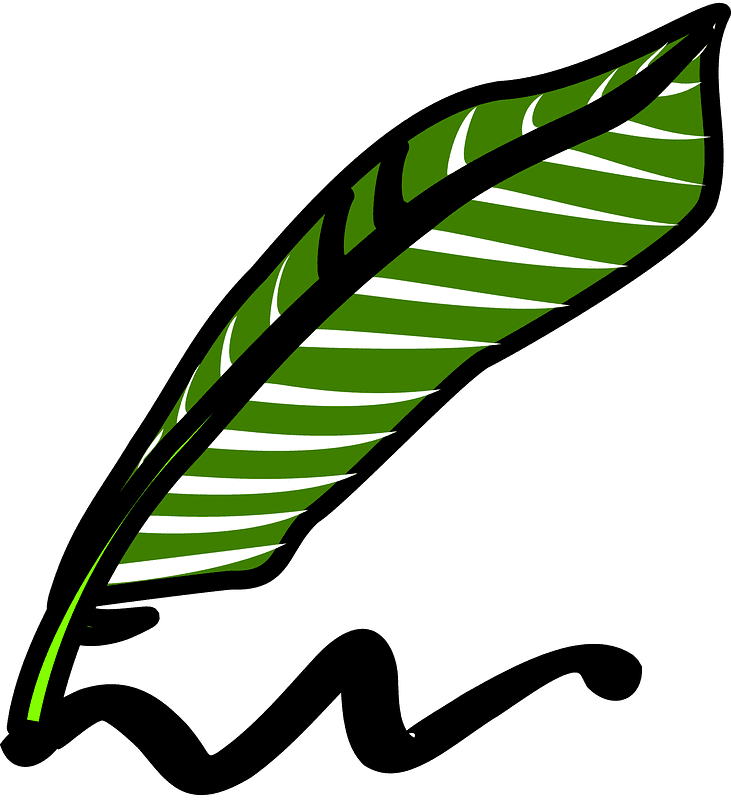Feather clipart transparent background 4