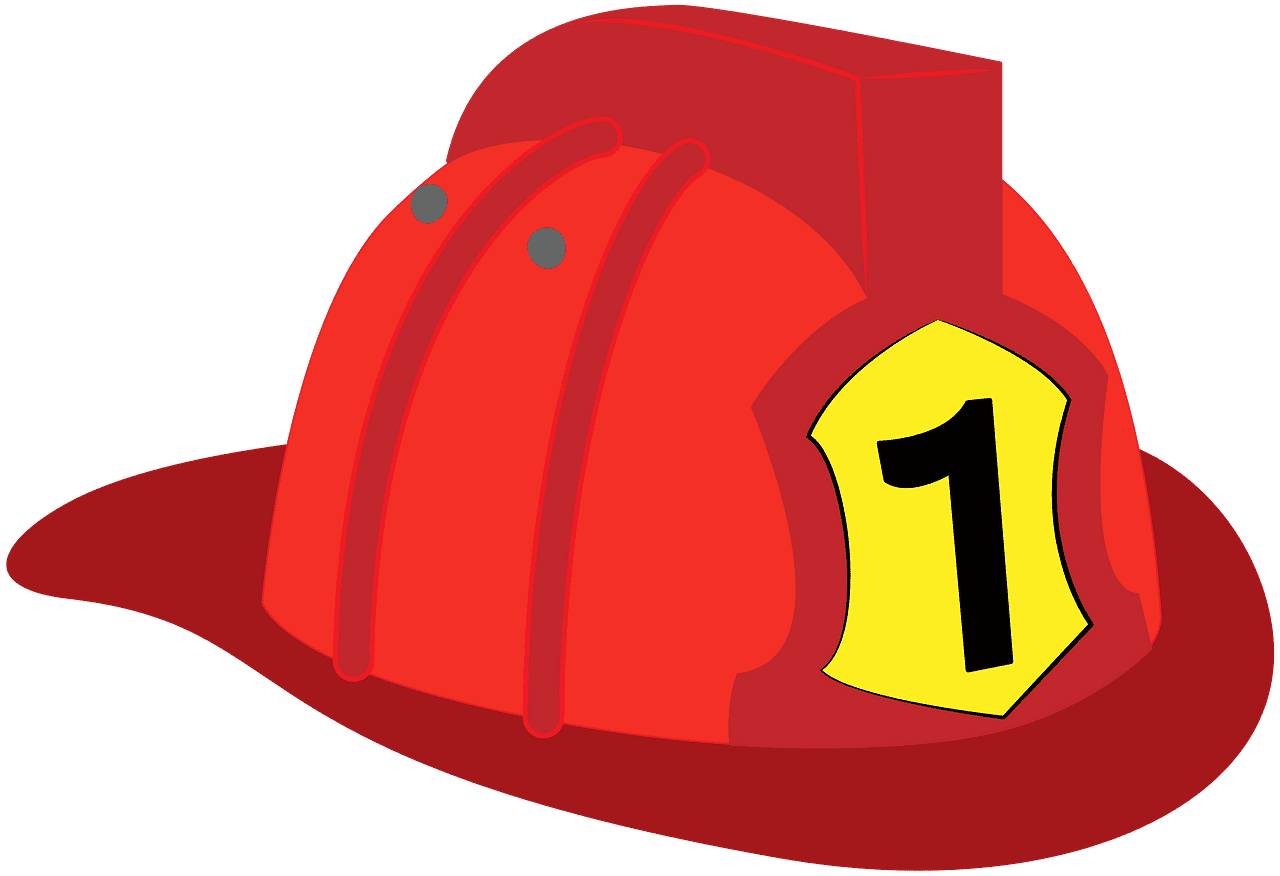 Firefighter Helmet clipart transparent