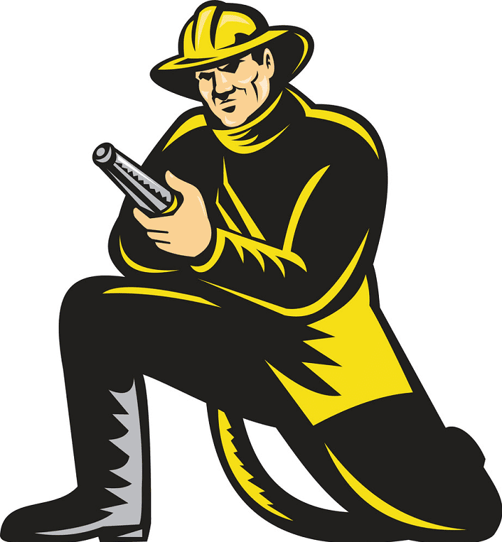Firefighter Hose clipart free images