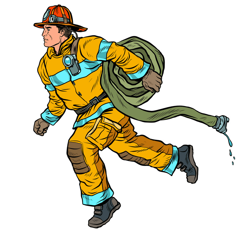 Firefighter Hose clipart png image
