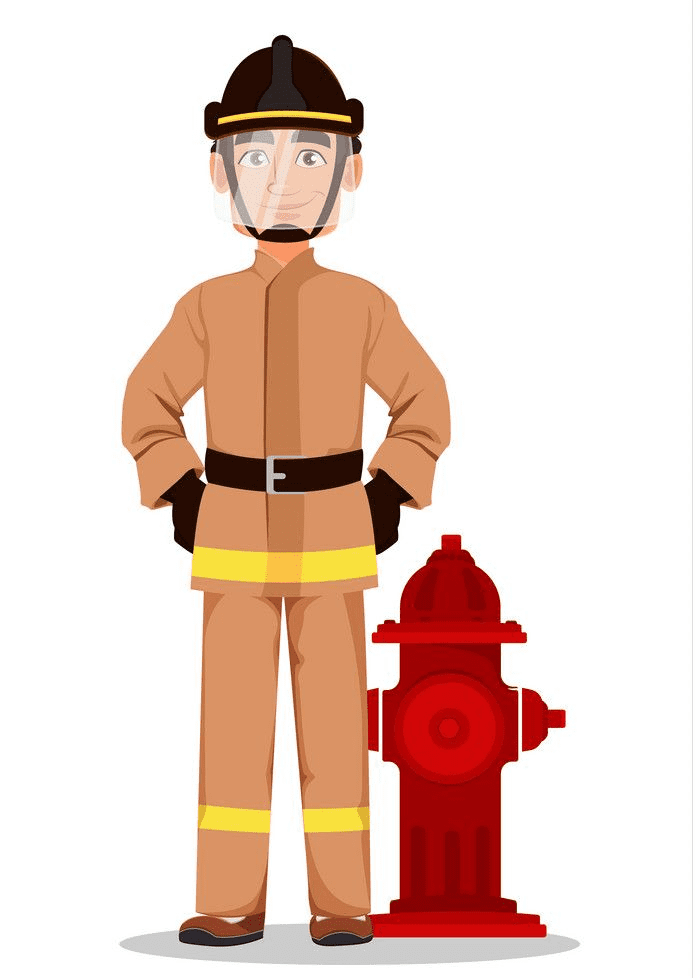 Firefighter clipart 3