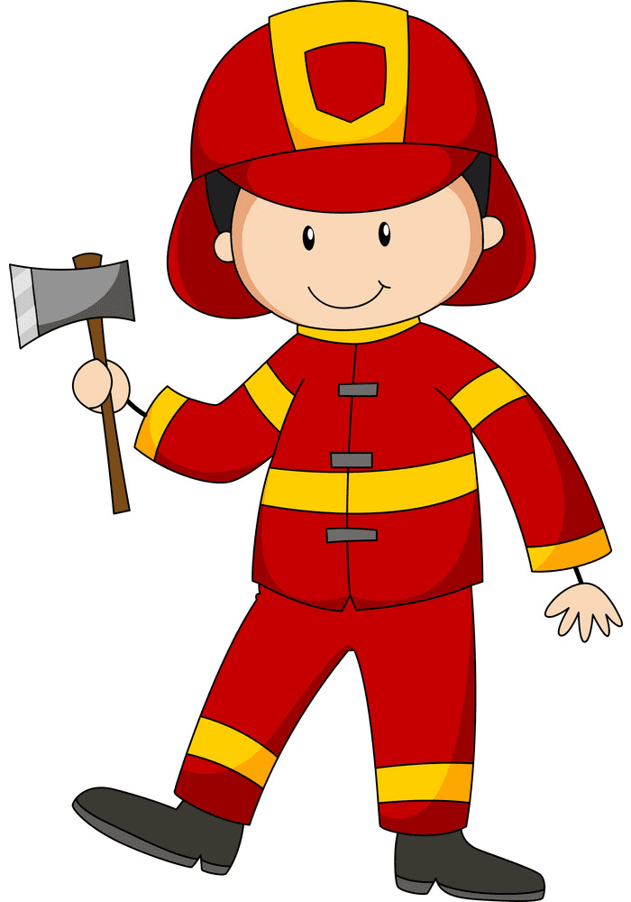 Firefighter clipart download