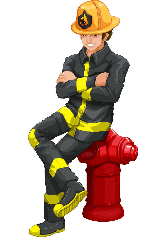 Firefighter clipart png images