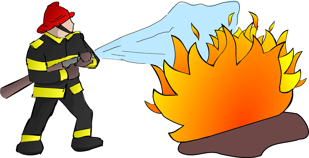 Firefighter clipart transparent free