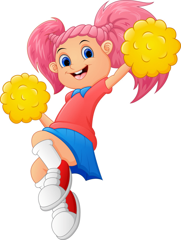 Free Cheerleader clipart images