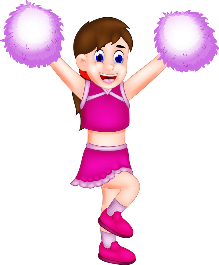 Free Cheerleader clipart png image