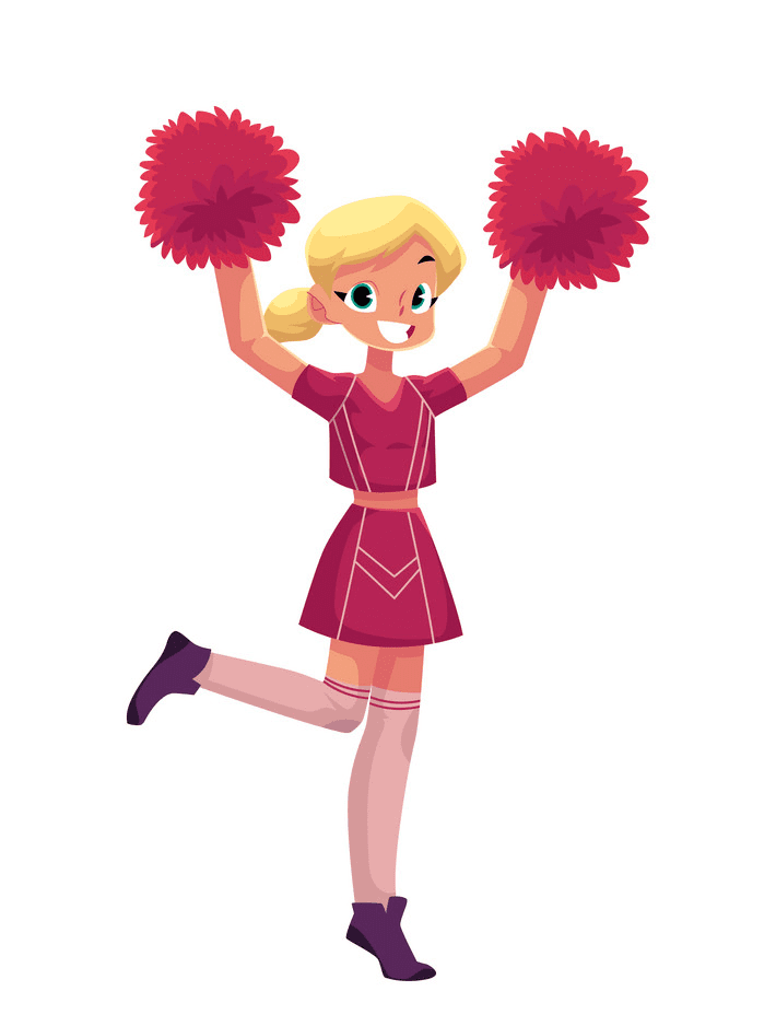 Free Cheerleader clipart