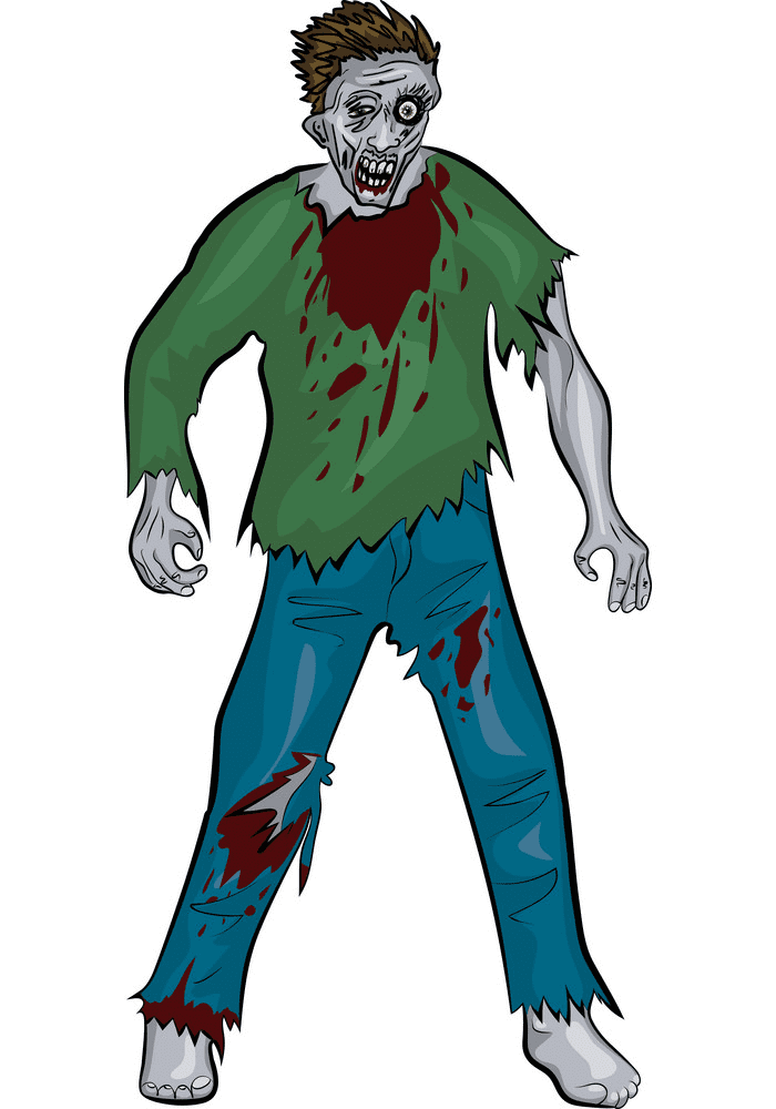 Free Zombie clipart png image