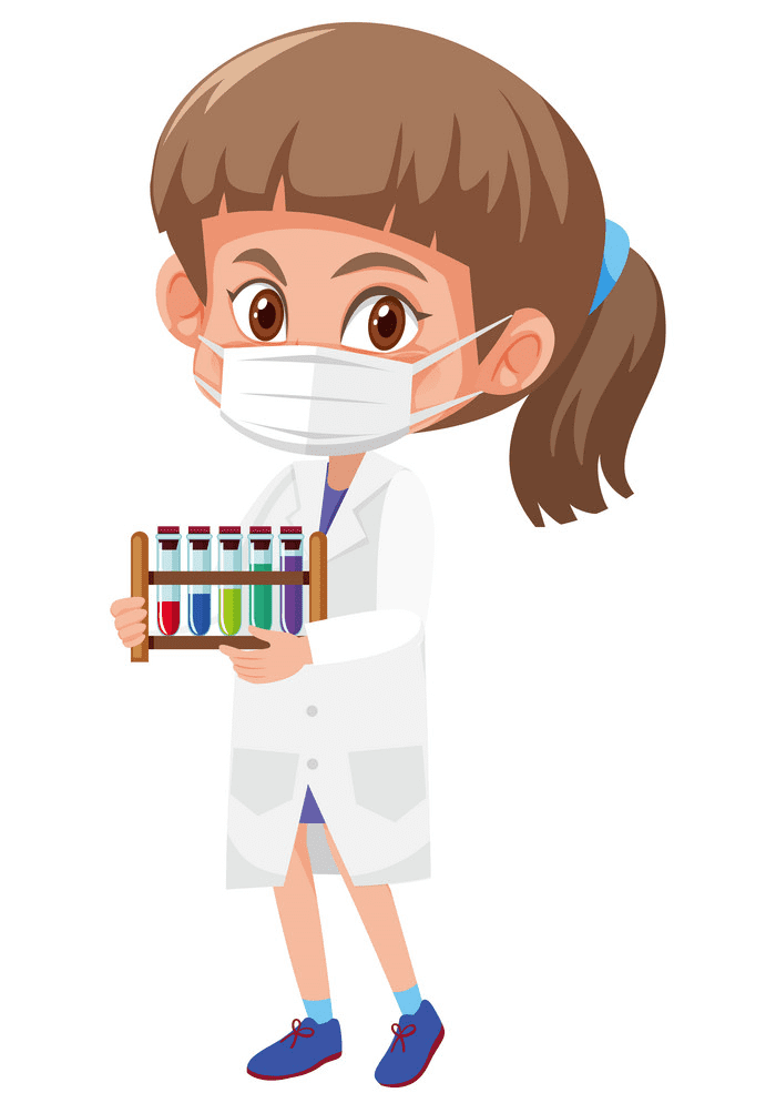 Girl Scientist clipart free images