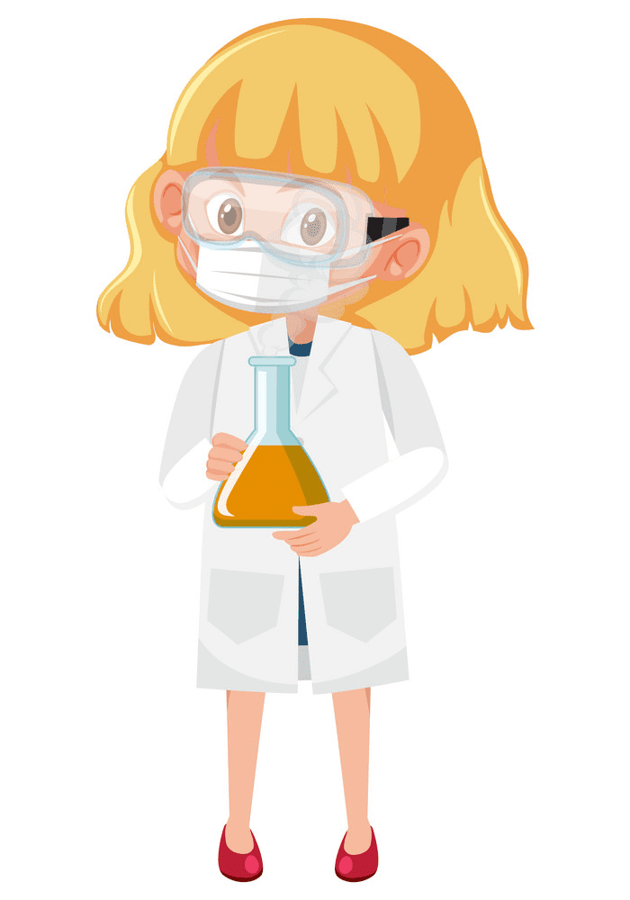 Girl Scientist clipart picture