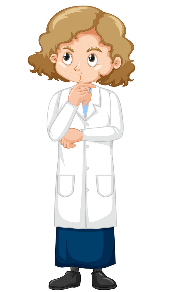 Girl Scientist clipart png free