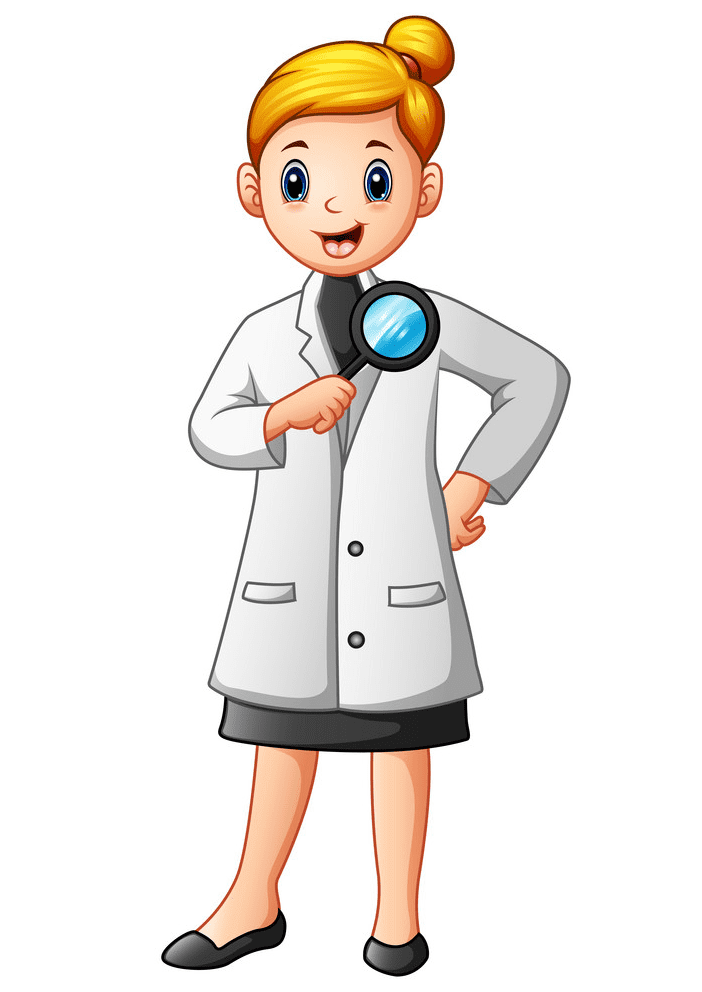 Girl Scientist clipart png images