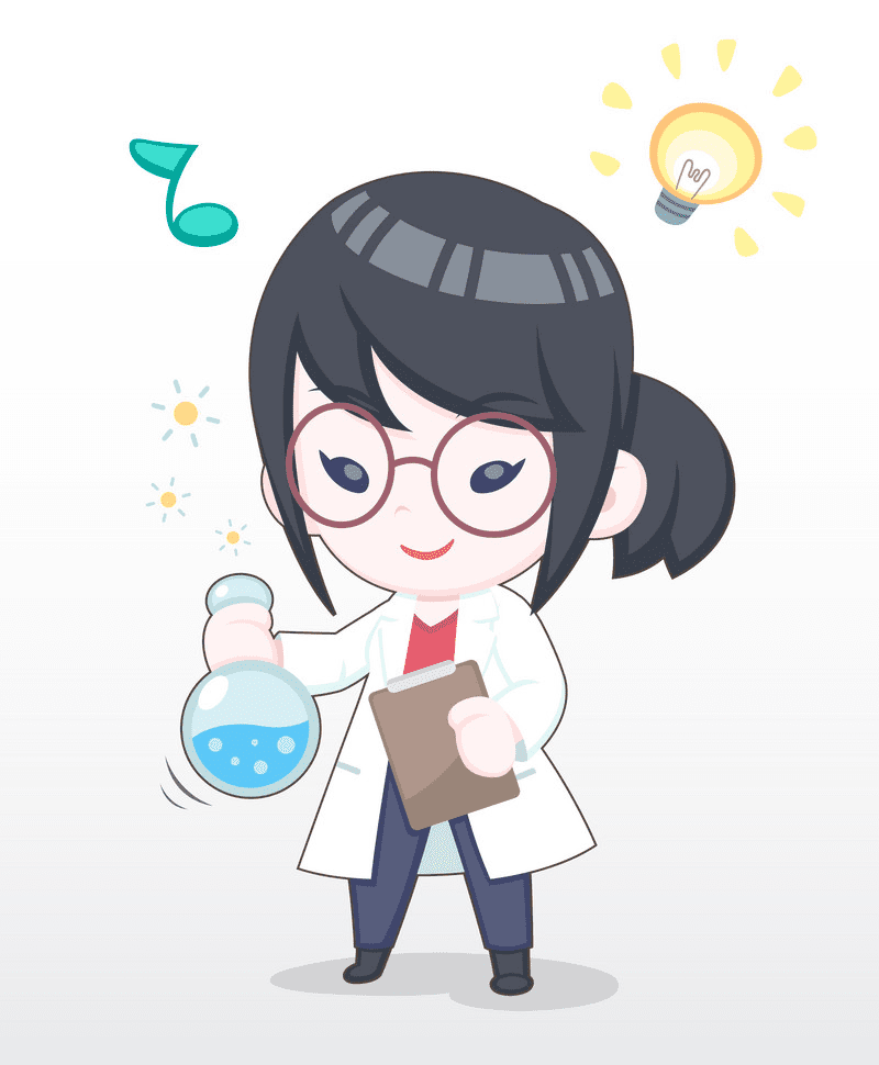 Girl Scientist clipart png