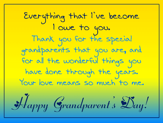 Grandparents' Day Wishes png 7
