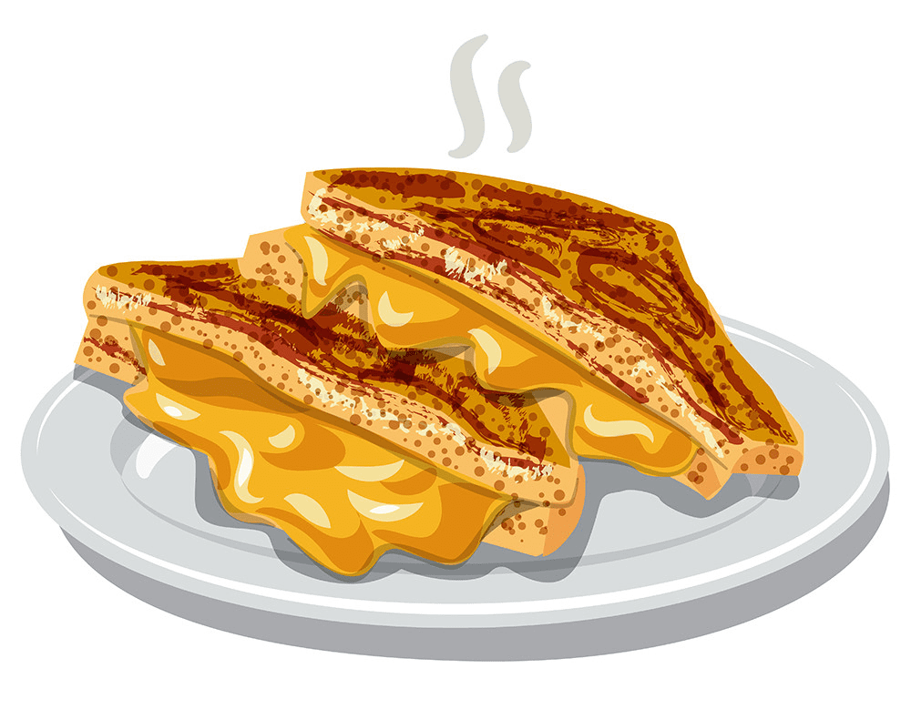 Grilled Cheese Sandwich clipart free