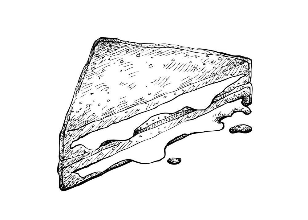 Grilled Cheese Sandwich clipart picture