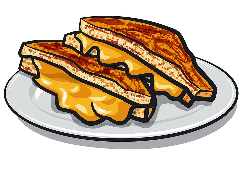 Grilled Cheese Sandwich clipart