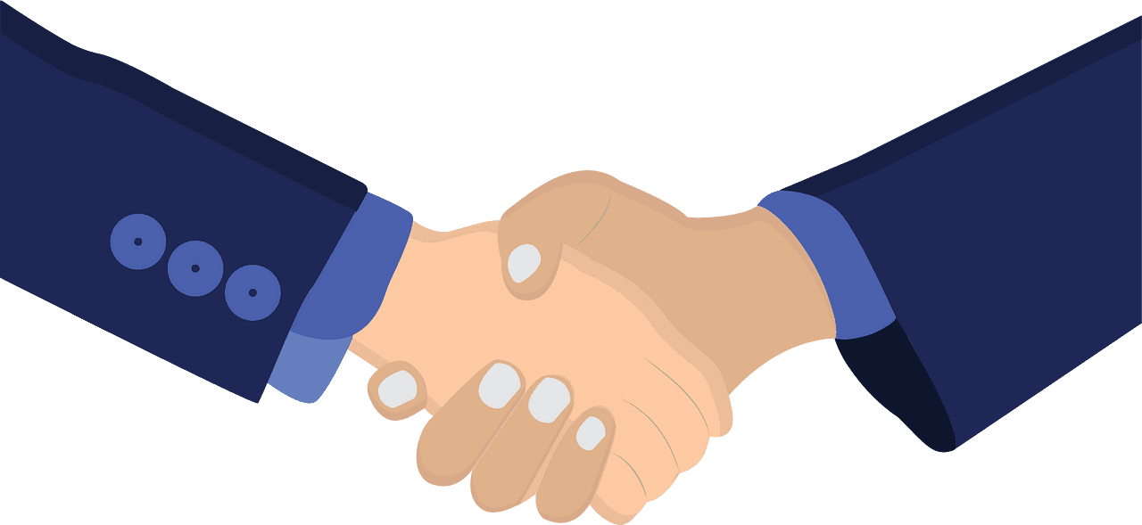 Handshake clipart transparent 9