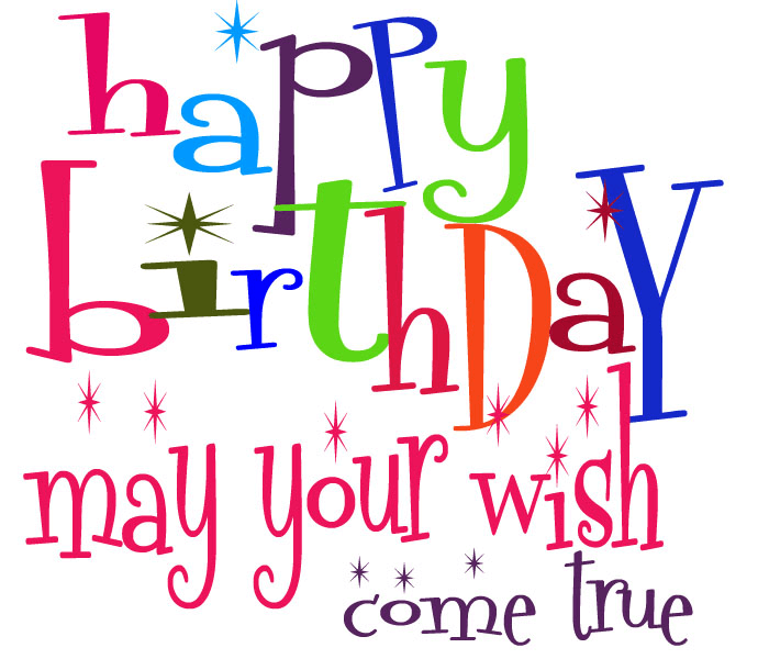 Happy Birthday Wishes clipart free