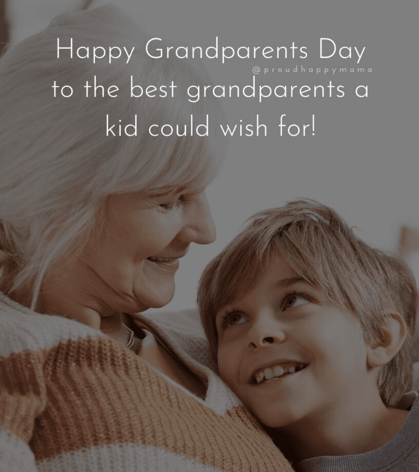 Happy Grandparents' Day Wishes png 3