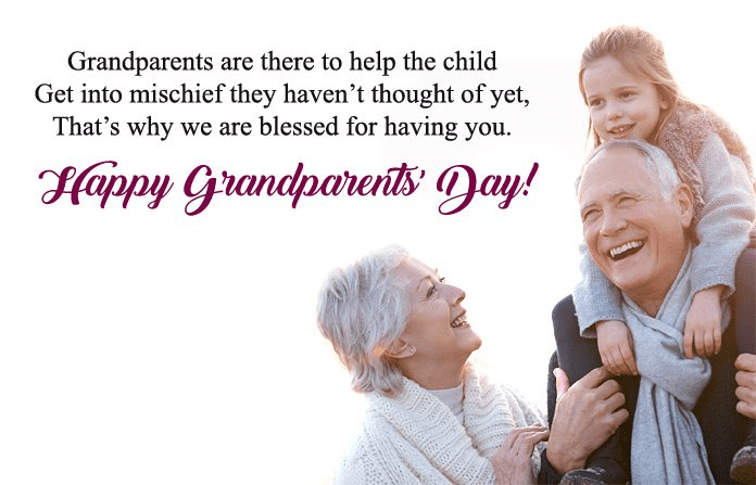 Happy Grandparents' Day Wishes png 6