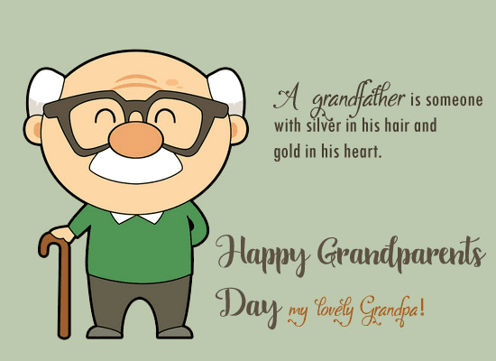Happy Grandparents' Day Wishes png