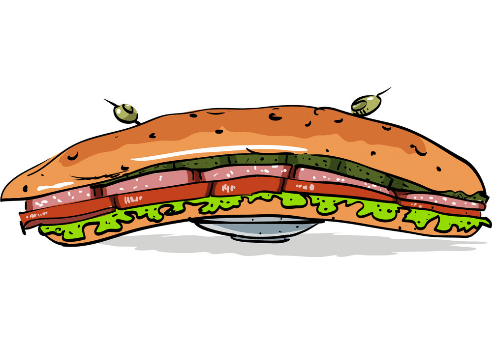 Huge Sandwich clipart