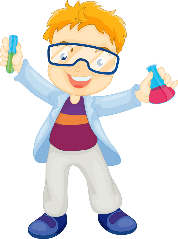 Kid Scientist clipart for free