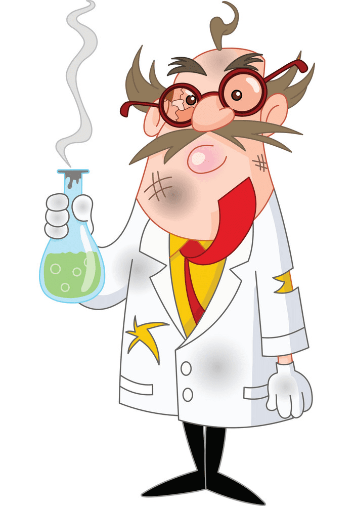 Mad Scientist clipart for free