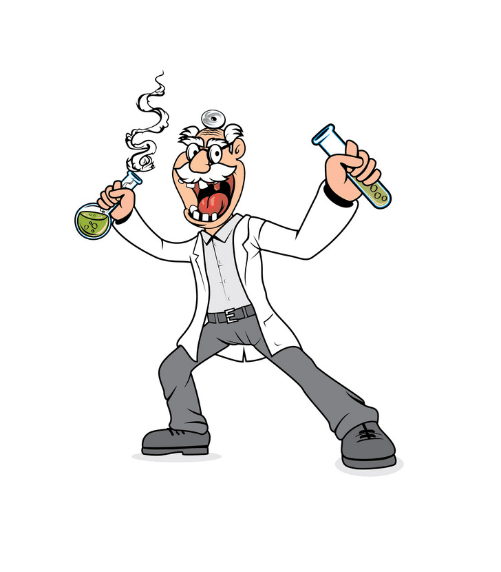 Mad Scientist clipart for kid