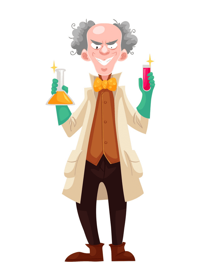 Mad Scientist clipart for kids