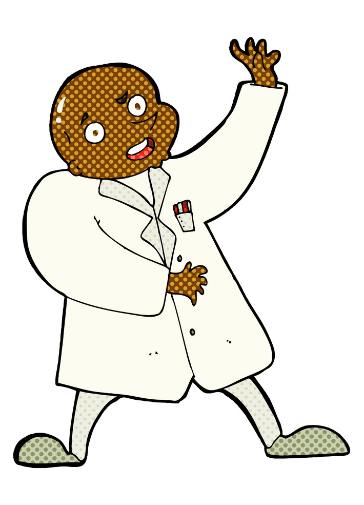 Mad Scientist clipart free images