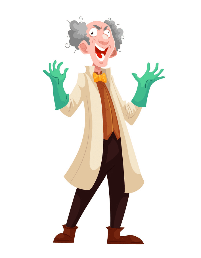 Mad Scientist clipart free picture