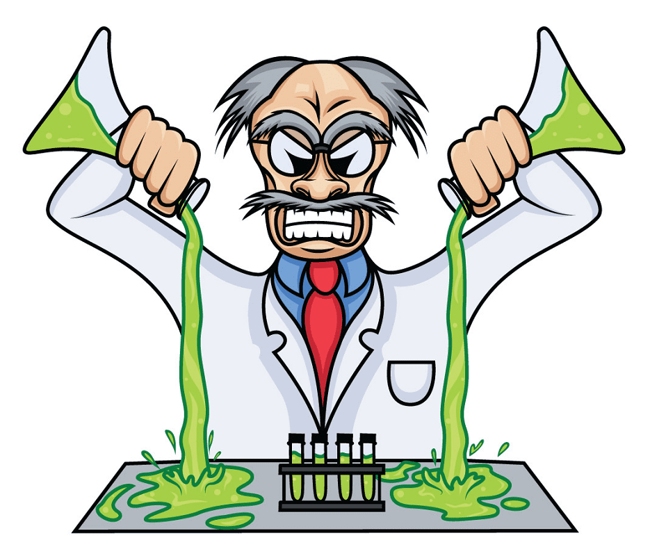 Mad Scientist clipart png image