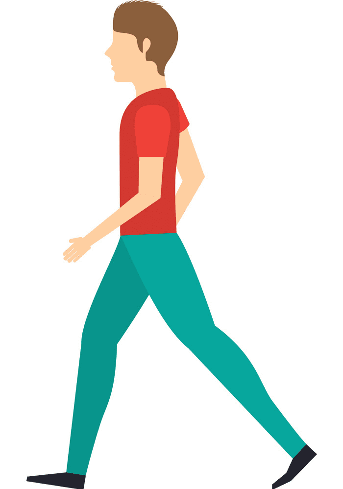 Man Walking clipart for free