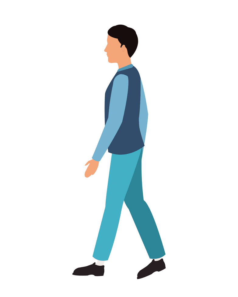 Man Walking clipart images