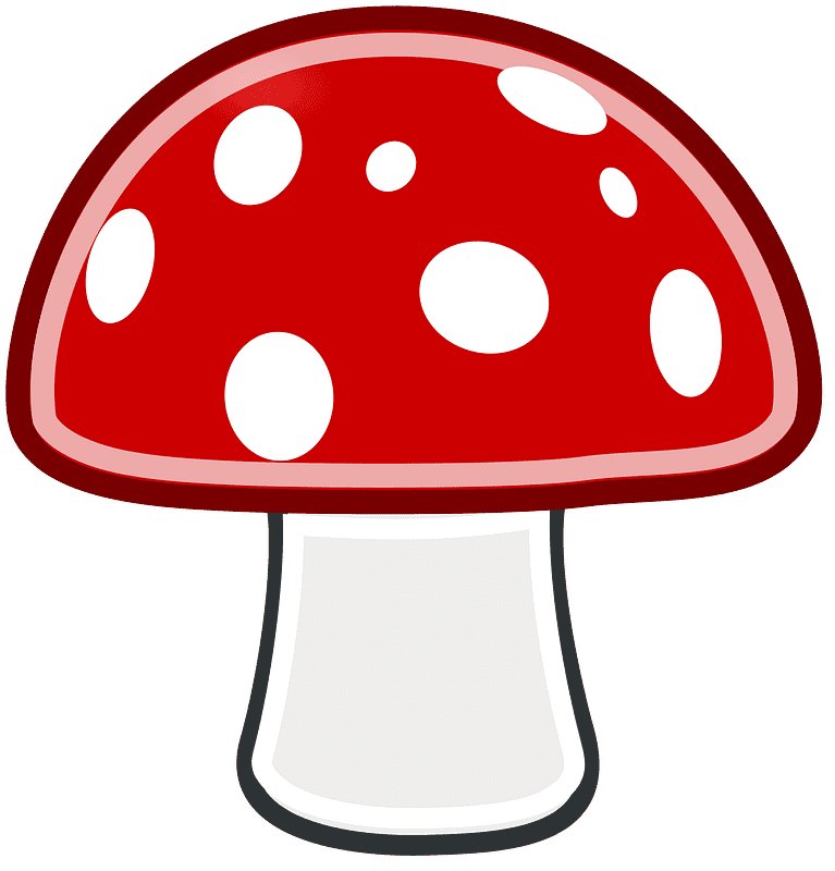 Mushroom clipart transparent background 2