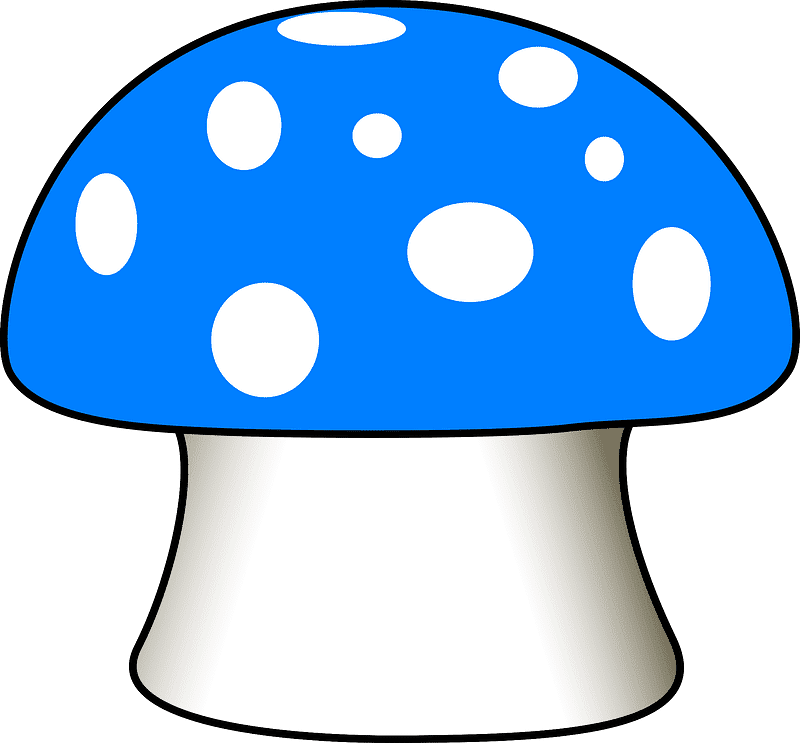 Mushroom clipart transparent background 6