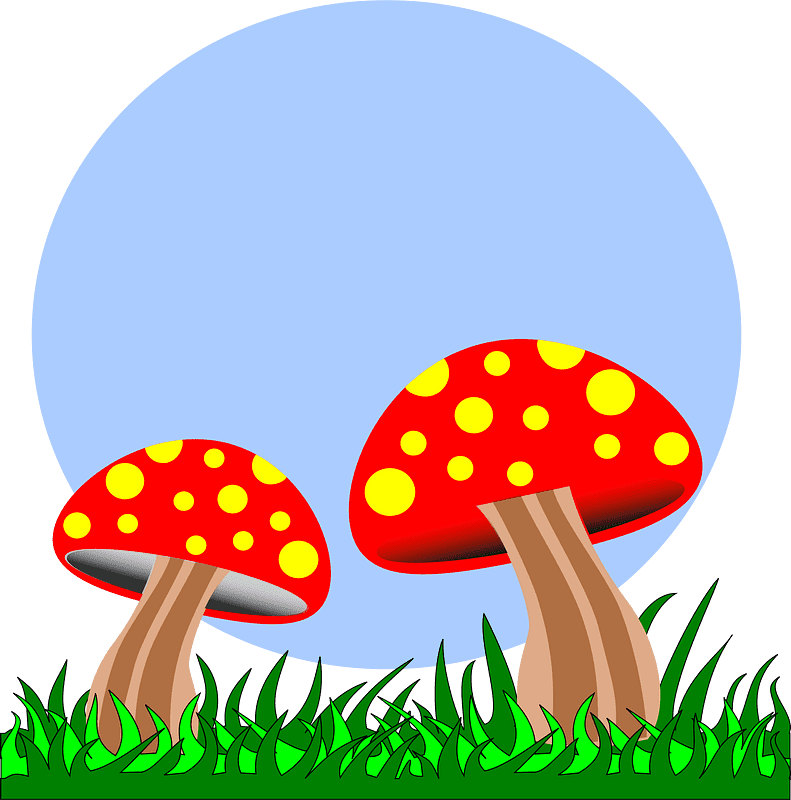 Mushrooms clipart transparent 7